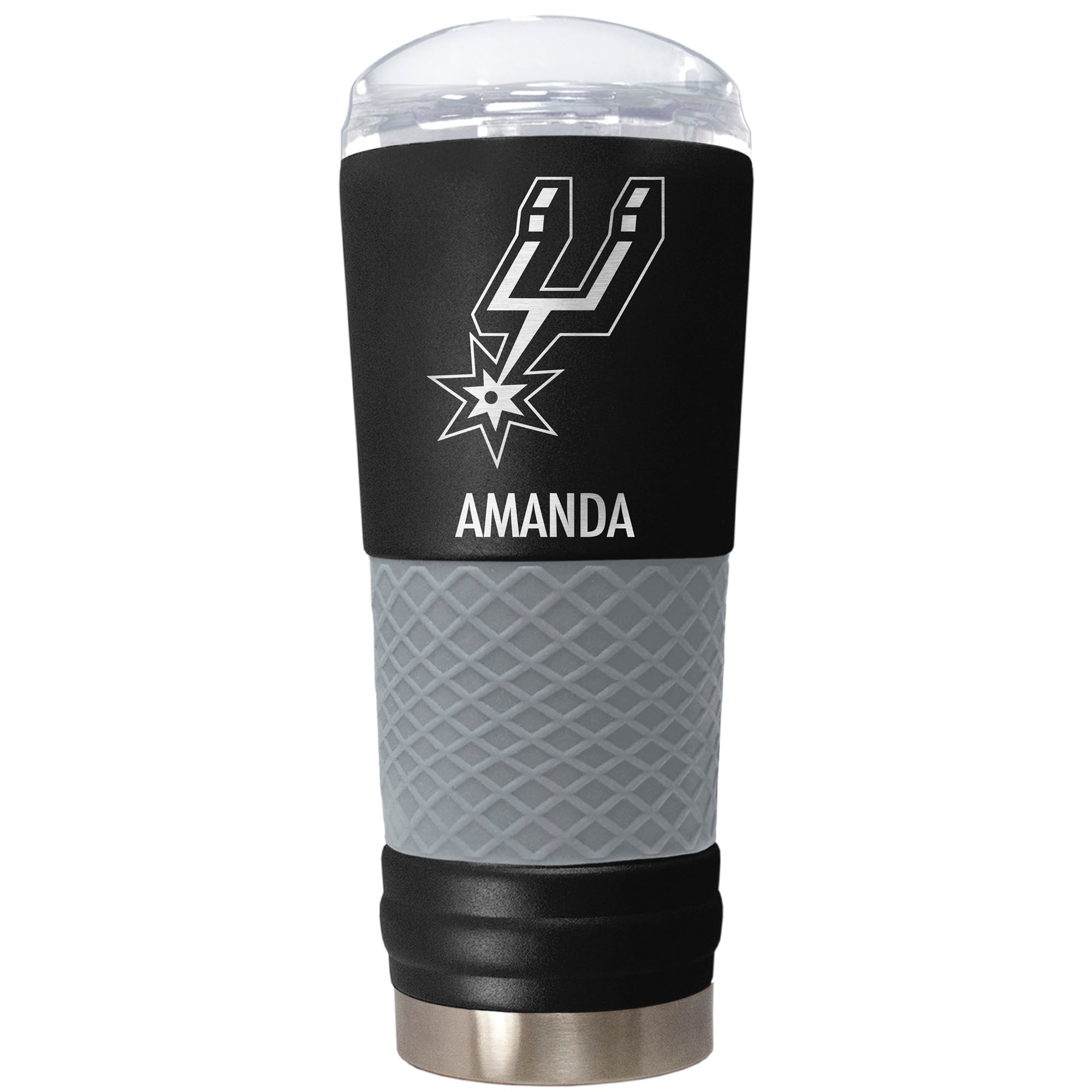 San Antonio Spurs 24oz. Personalized Team Color Draft Tumbler