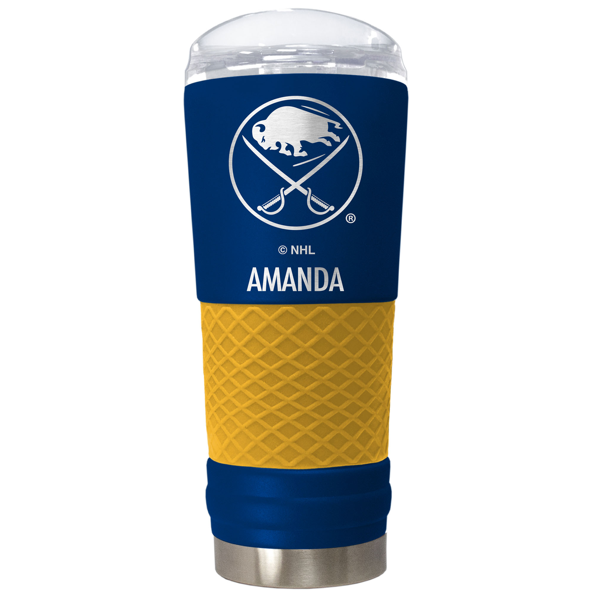 Buffalo Sabres 24oz. Personalized Team Color Draft Tumbler Buffalo Sabres 24oz. Personalized Team Color Draft Tumbler