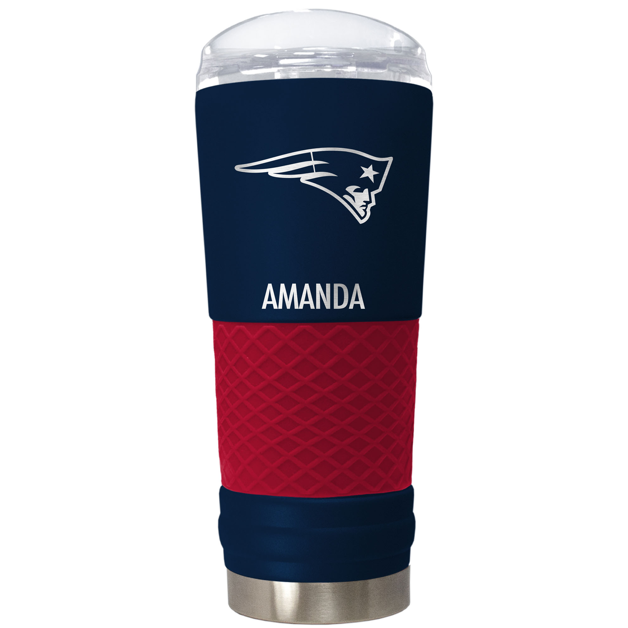 New England Patriots 24oz. Personalized Team Color Draft Tumbler