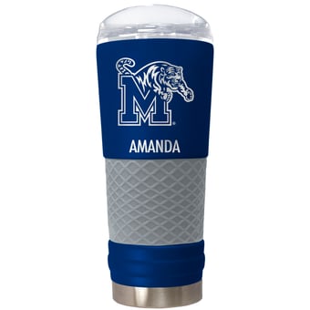 Memphis Tigers 24oz. Personalized Team Color Draft Tumbler