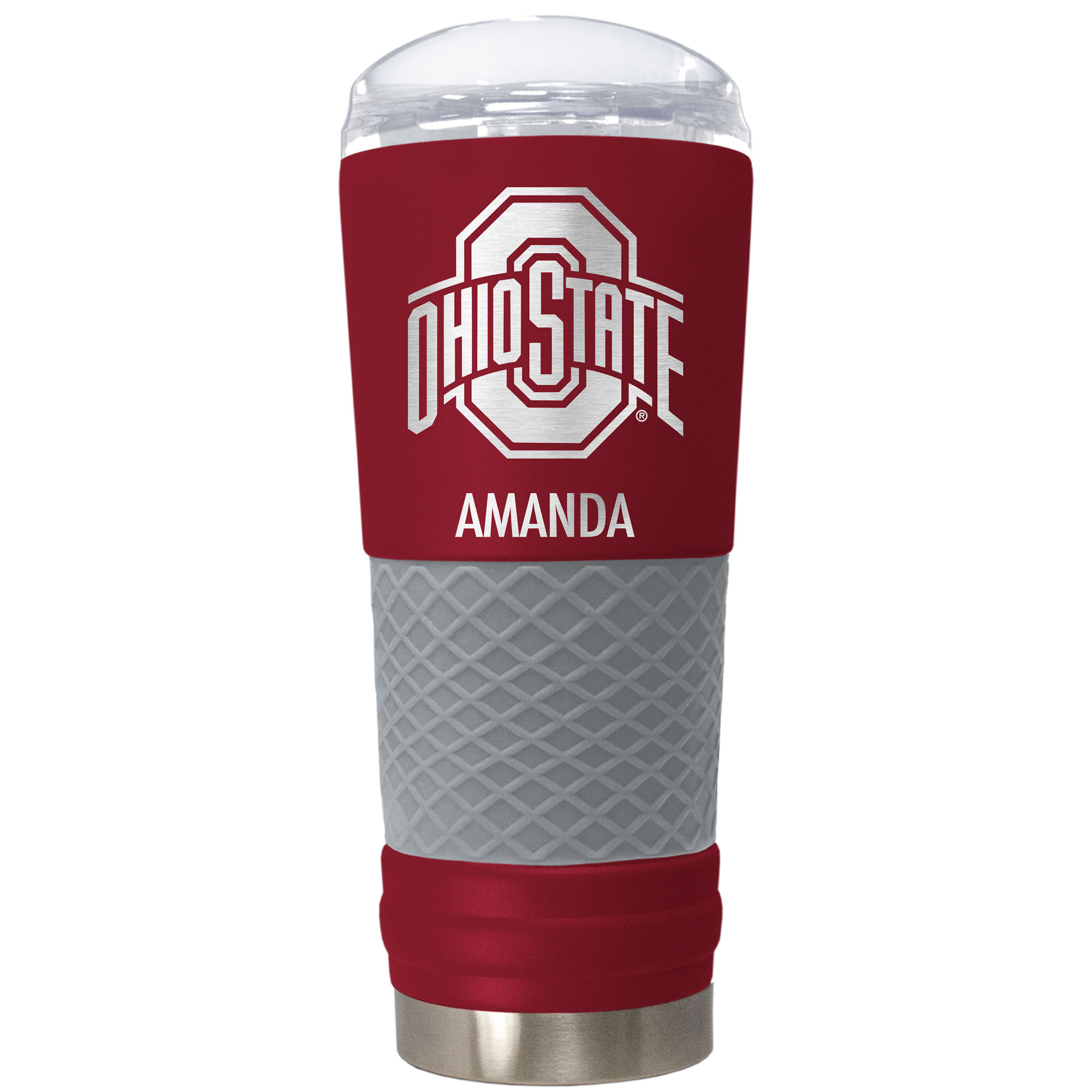 Ohio State Buckeyes 24oz. Personalized Team Color Draft Tumbler