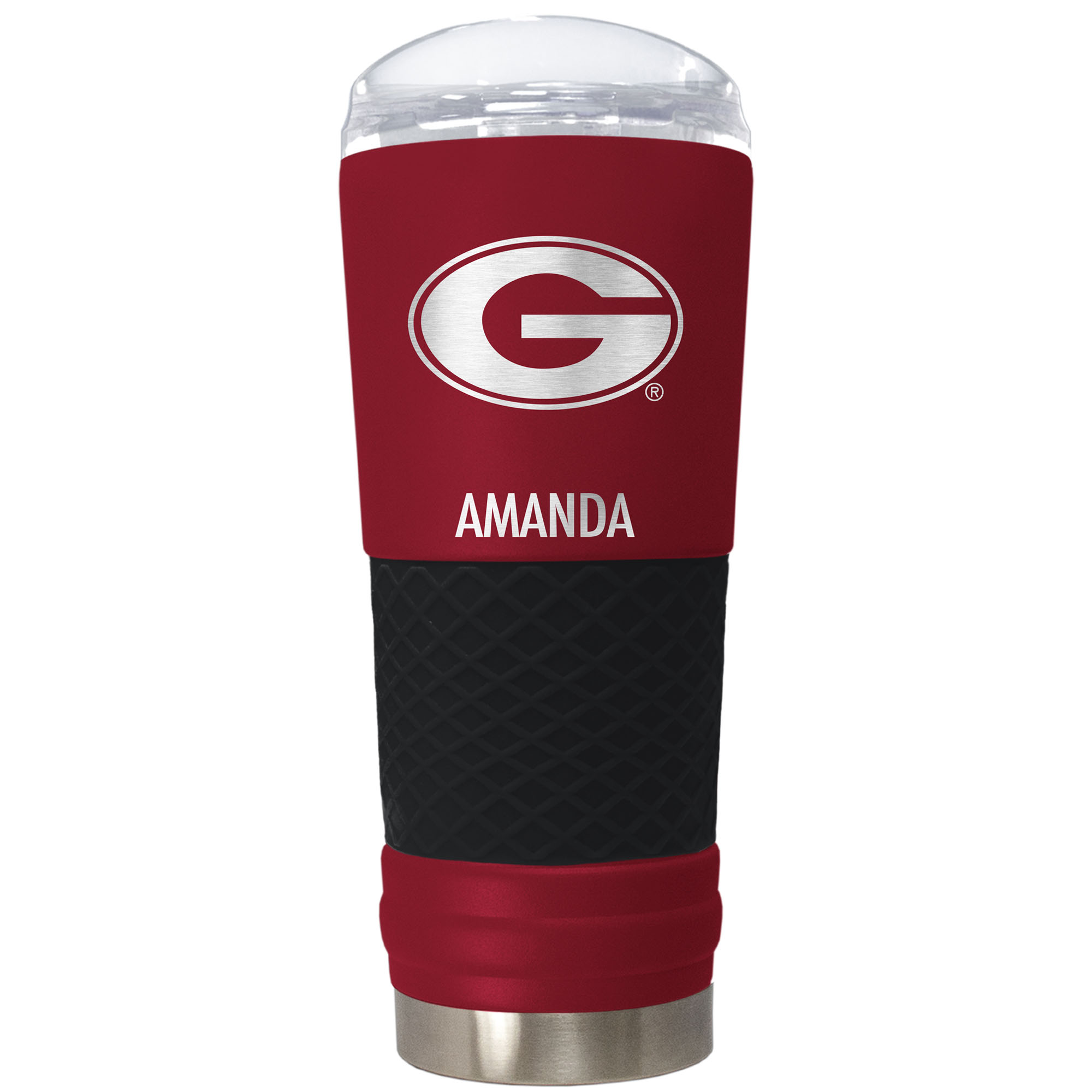 Georgia Bulldogs 24oz. Personalized Team Color Draft Tumbler