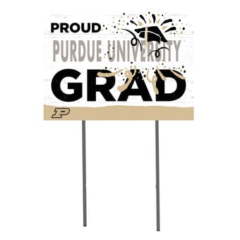 Purdue Boilermakers 18'' x 24'' Proud Grad Yard Sign