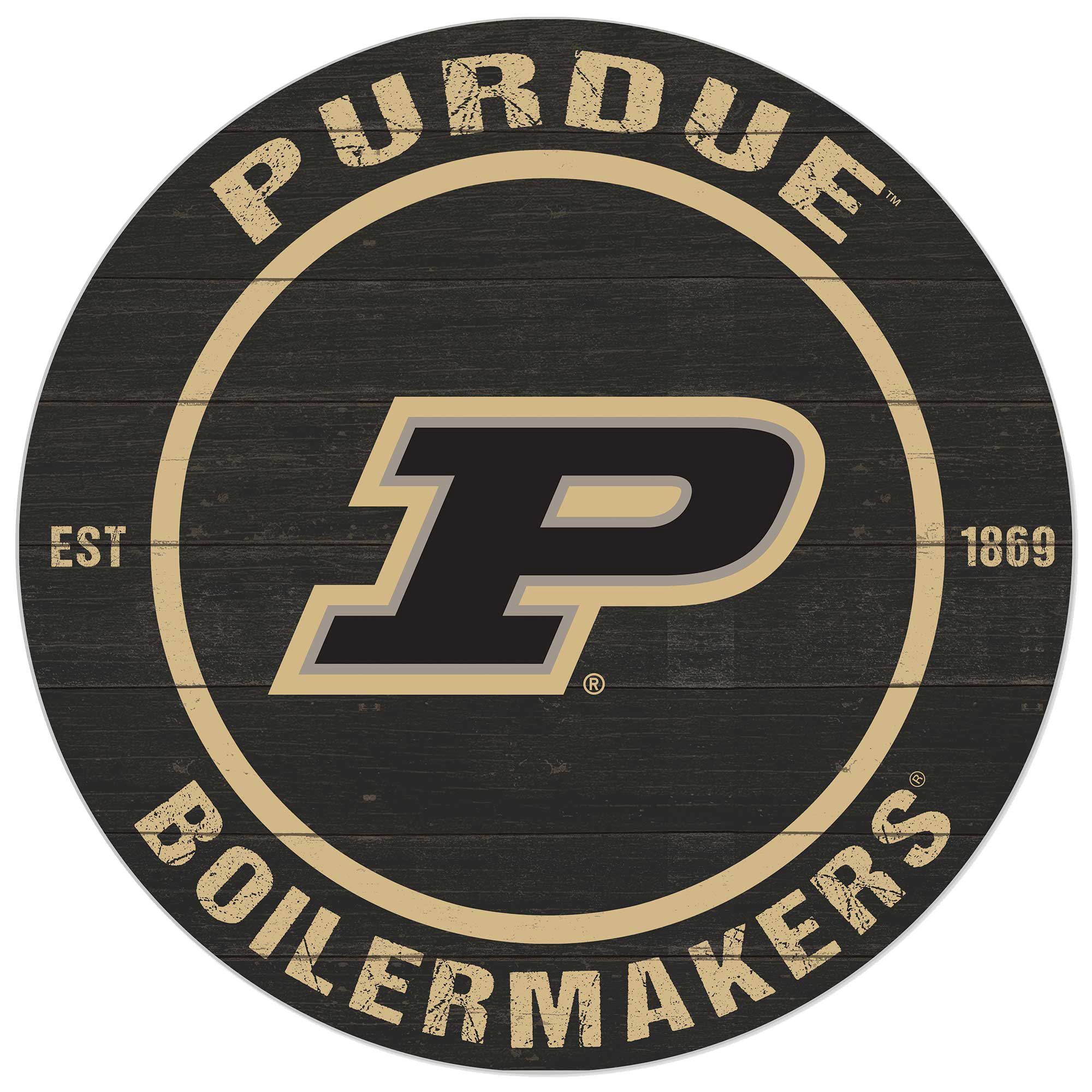 Purdue Boilermakers 20” x 20” Indoor/Outdoor Circle Sign Purdue Boilermakers 20” x 20” Indoor/Outdoor Circle Sign