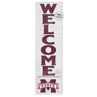 Mississippi State Bulldogs 10'' x 35'' Indoor/Outdoor Welcome Sign