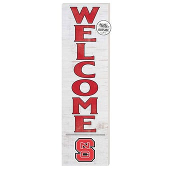 NC State Wolfpack 10'' x 35'' Indoor/Outdoor Welcome Sign