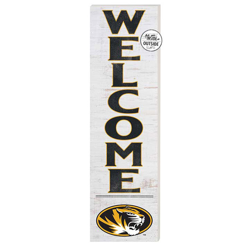 Missouri Tigers 10'' x 35'' Indoor/Outdoor Welcome Sign