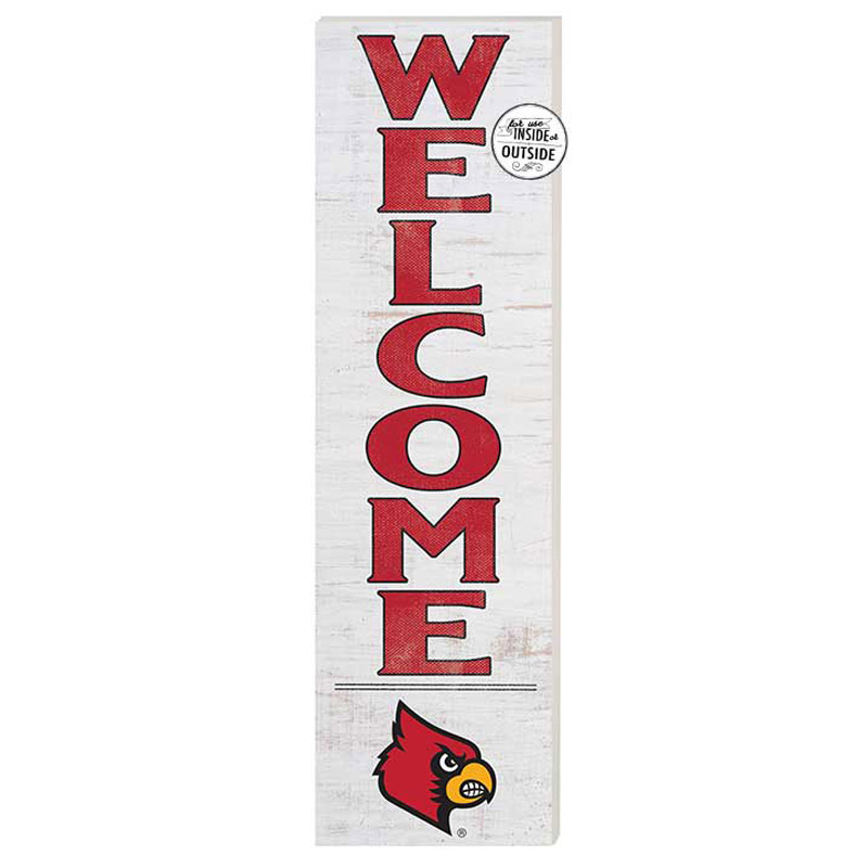 Louisville Cardinals 10'' x 35'' Indoor/Outdoor Welcome Sign