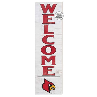 Louisville Cardinals 10'' x 35'' Indoor/Outdoor Welcome Sign