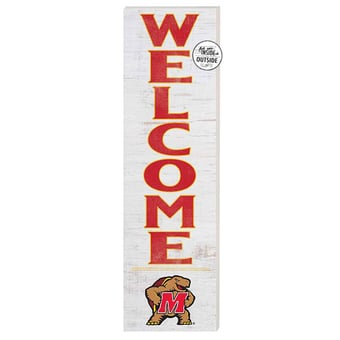 Maryland Terrapins 10'' x 35'' Indoor/Outdoor Welcome Sign