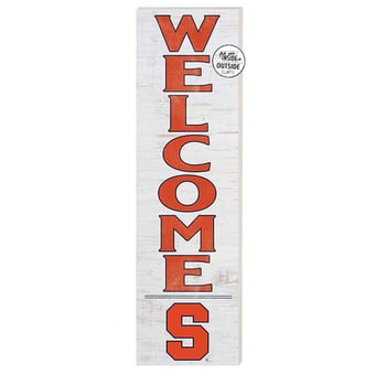 Syracuse Orange 10'' x 35'' Indoor/Outdoor Welcome Sign