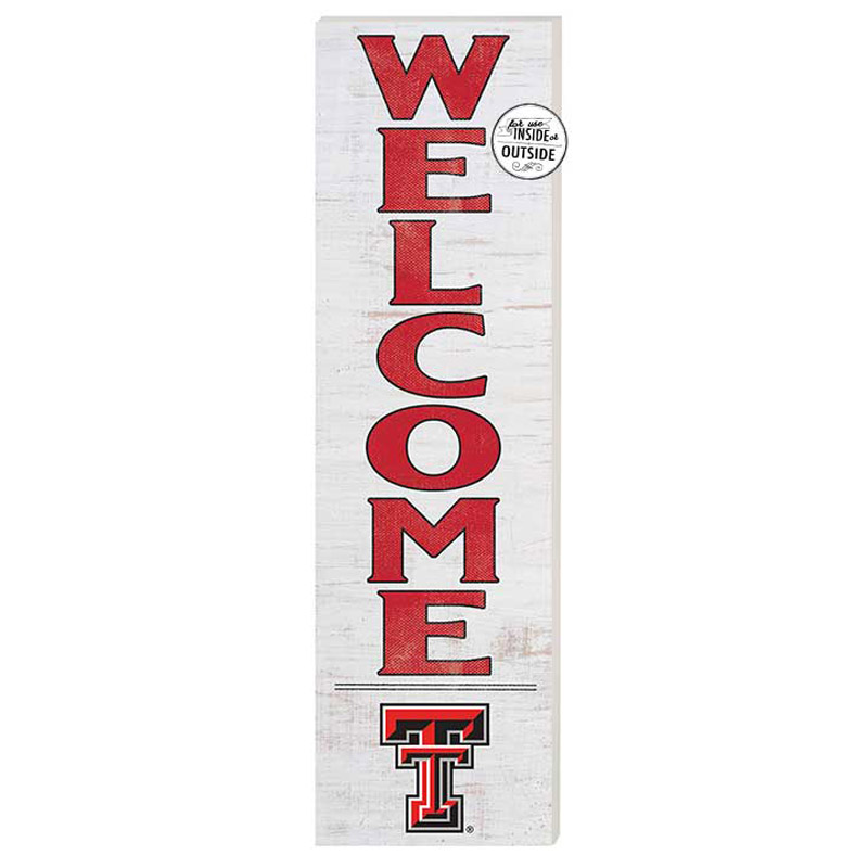 Texas Tech Red Raiders 10'' x 35'' Indoor/Outdoor Welcome Sign