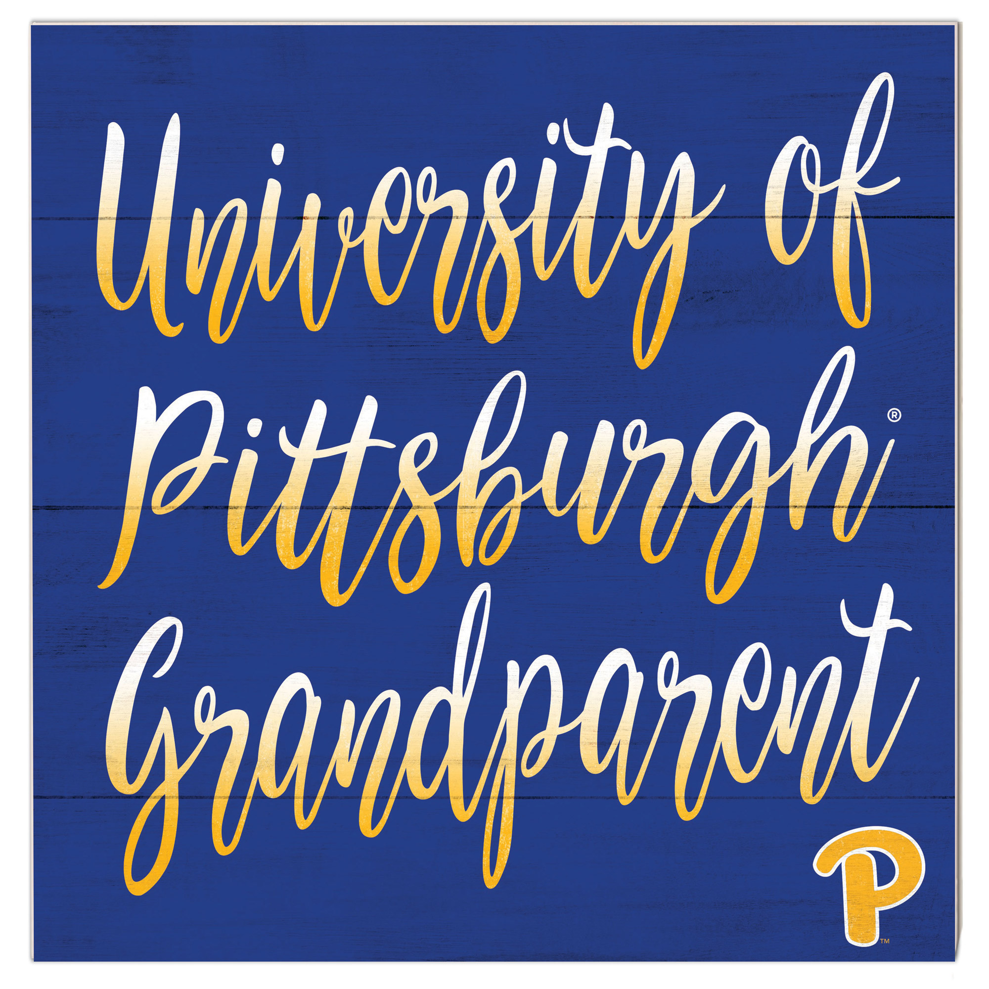 Pitt Panthers 10'' x 10'' Grandparent Plaque