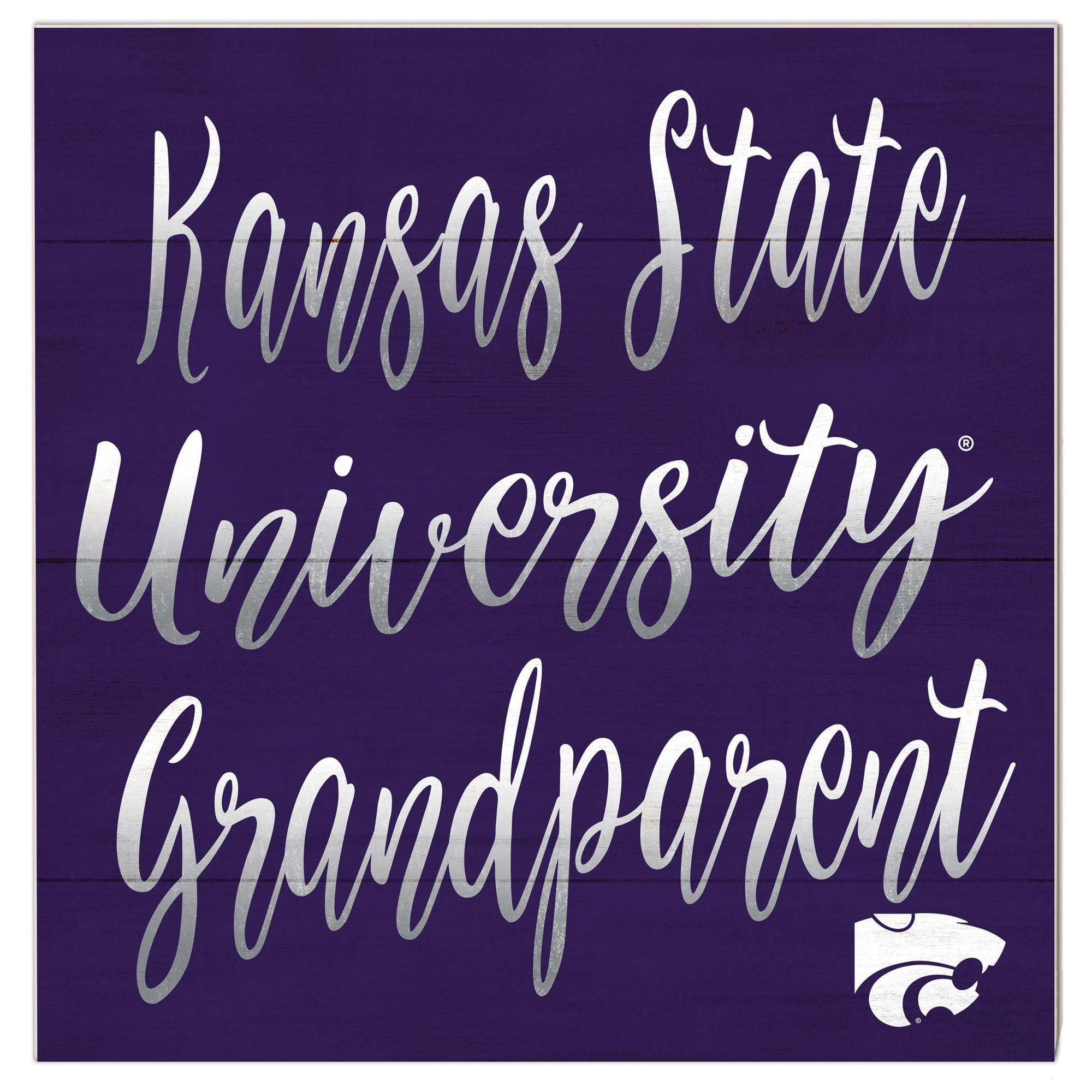 Kansas State Wildcats 10'' x 10'' Grandparent Plaque