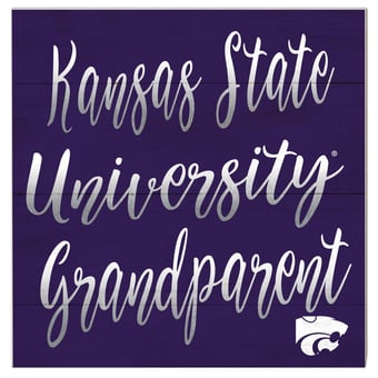 Kansas State Wildcats 10'' x 10'' Grandparent Plaque