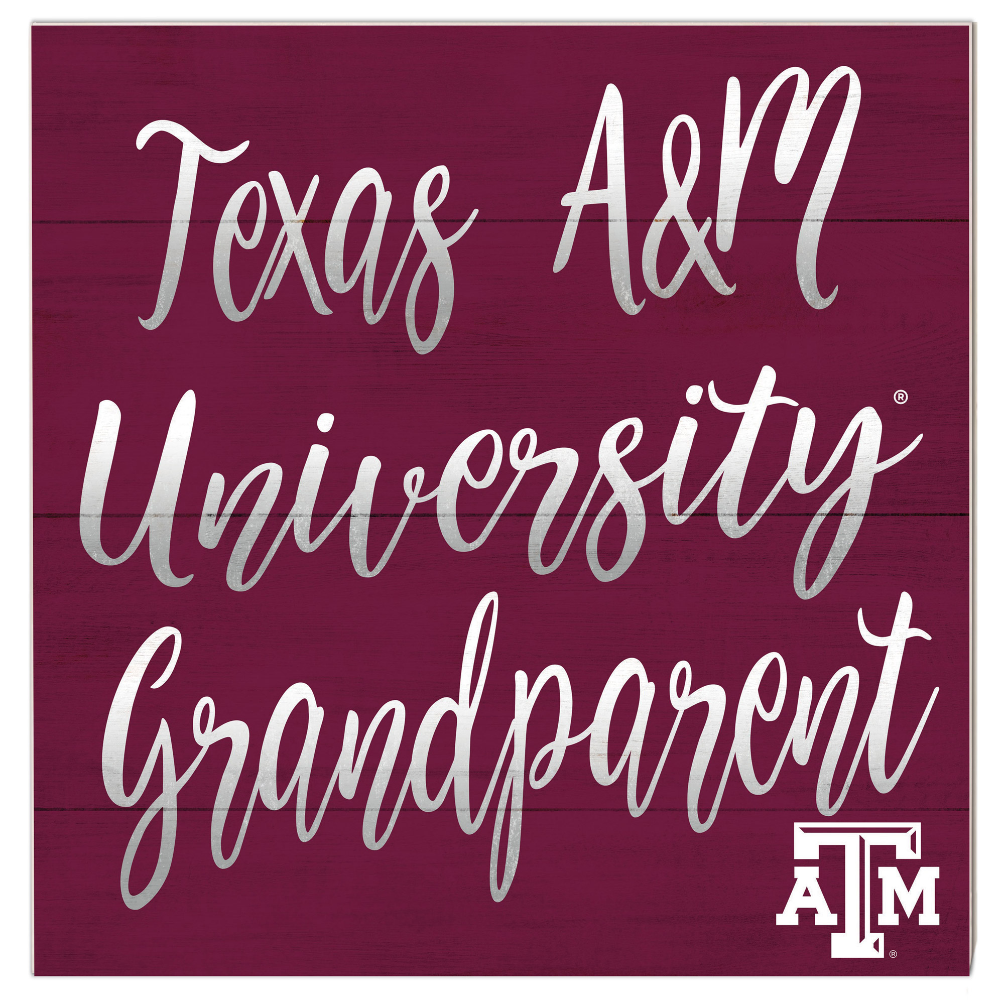 Texas A&M Aggies 10'' x 10'' Grandparent Plaque