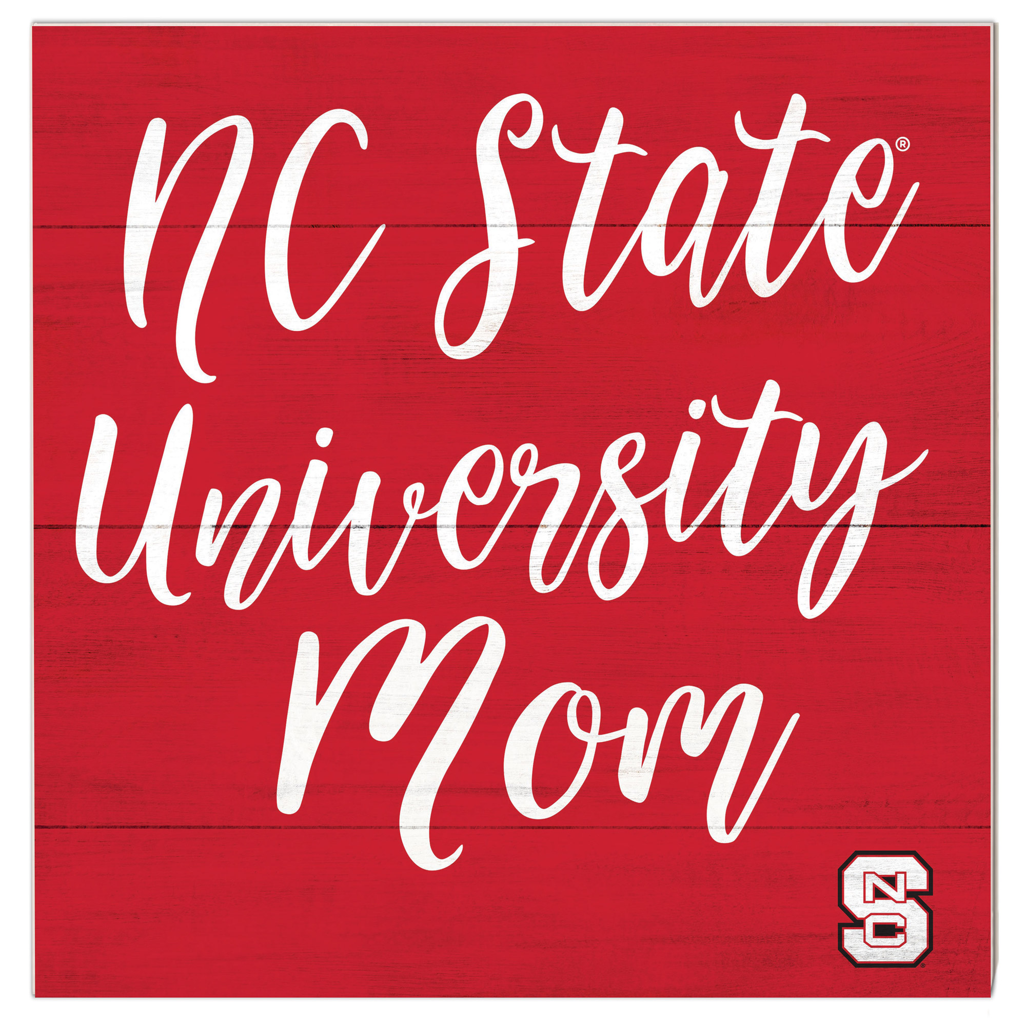 NC State Wolfpack 10'' x 10'' Mom Plaque