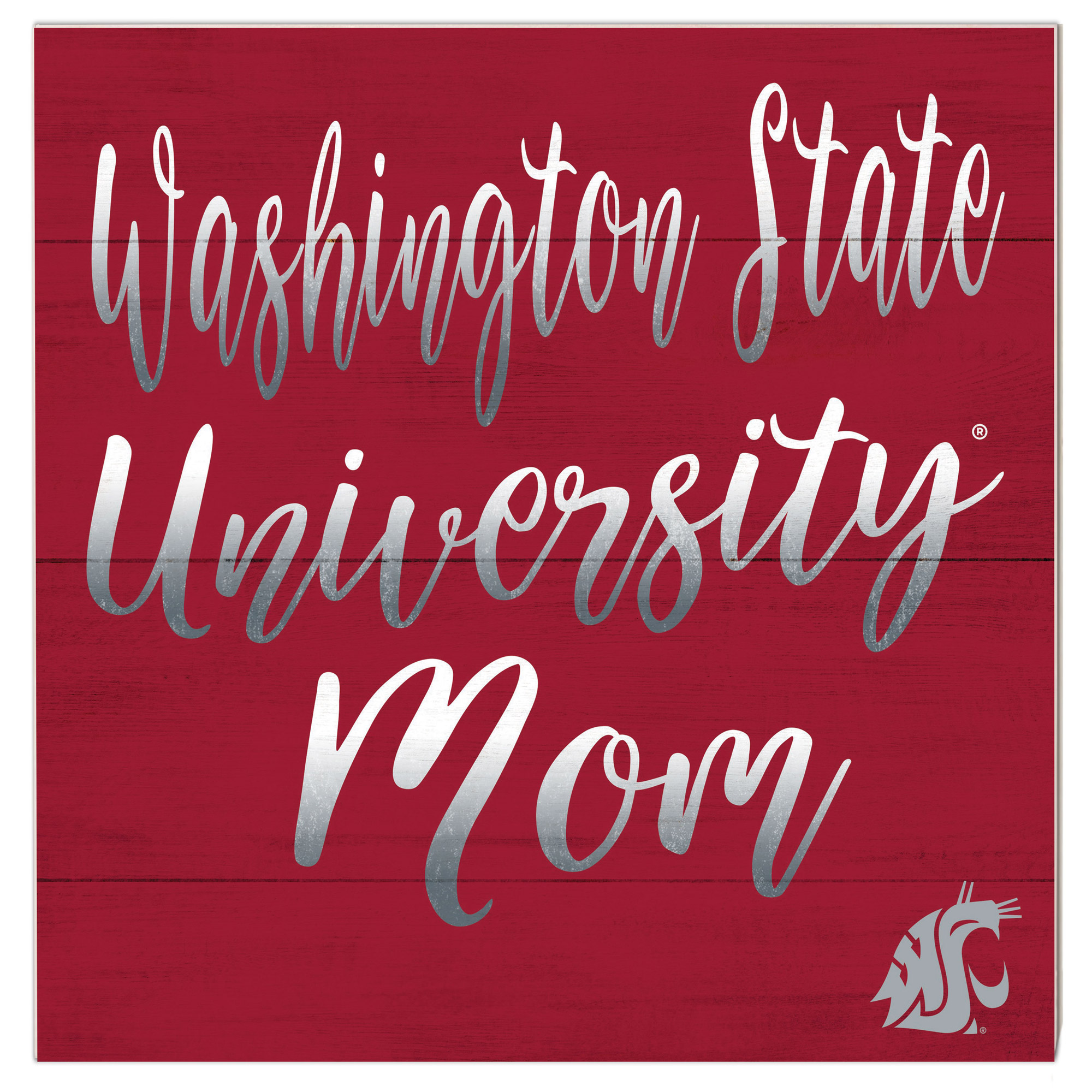 Washington State Cougars 10'' x 10'' Mom Plaque