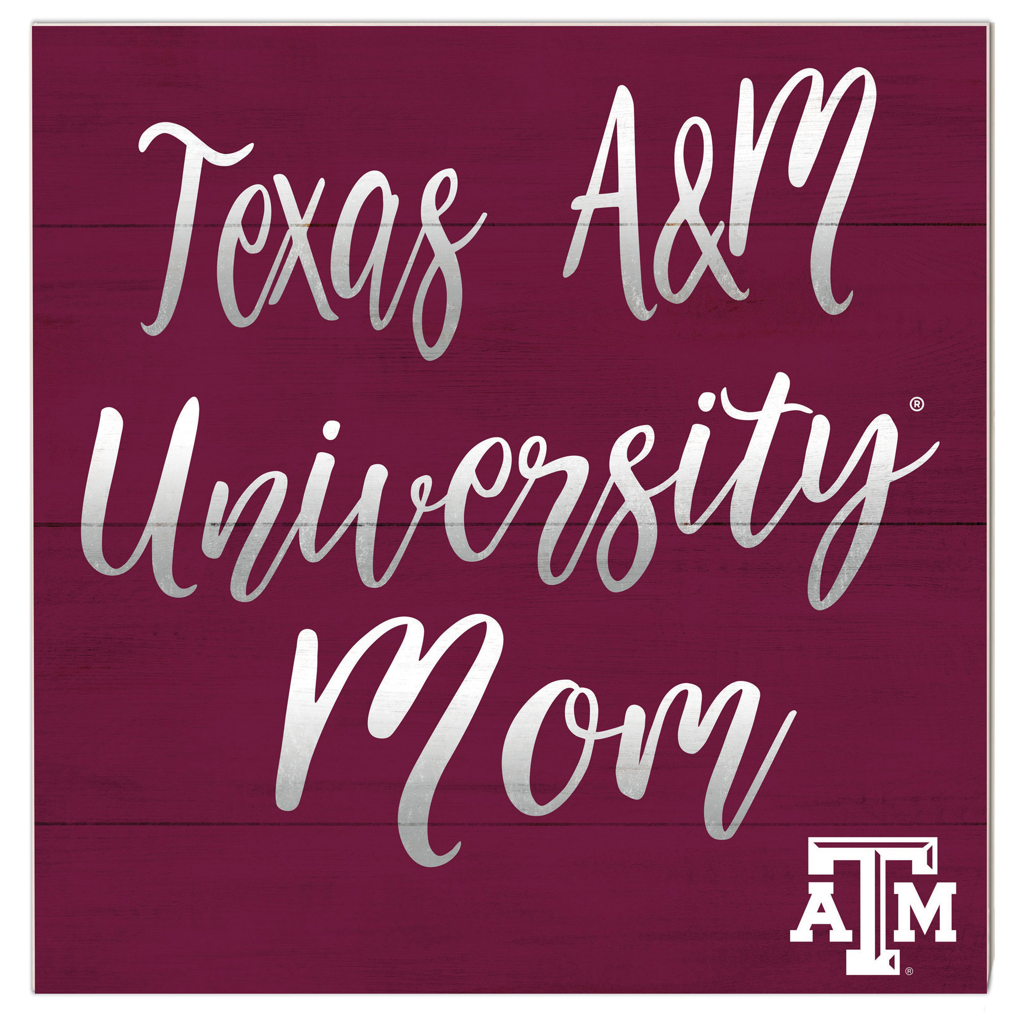 Texas A&M Aggies 10'' x 10'' Mom Plaque
