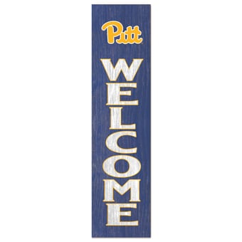 Pitt Panthers 12'' x 48'' Welcome Leaner