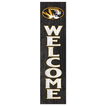 Missouri Tigers 12'' x 48'' Welcome Leaner