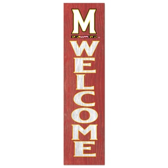 Maryland Terrapins 12'' x 48'' Welcome Leaner