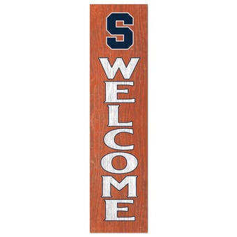 Syracuse Orange 12'' x 48'' Welcome Leaner