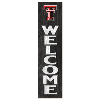 Texas Tech Red Raiders 12'' x 48'' Welcome Leaner