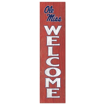 Ole Miss Rebels 12'' x 48'' Welcome Leaner