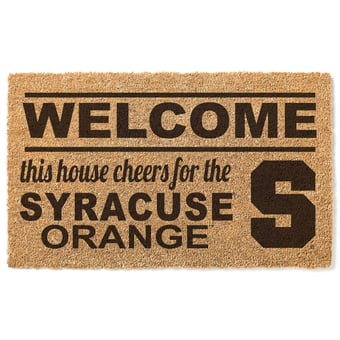 Syracuse Orange 18" x 30" Welcome Doormat