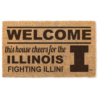 Illinois Fighting Illini 18" x 30" Welcome Doormat
