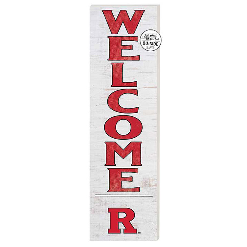 Rutgers Scarlet Knights 10'' x 35'' Indoor/Outdoor Welcome Sign