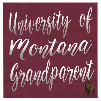 Montana Grizzlies 10'' x 10'' Grandparent Plaque