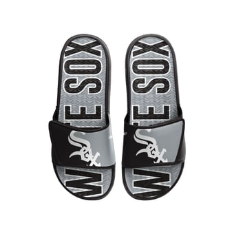 Men's FOCO Chicago White Sox Logo Gel Slide Sandals