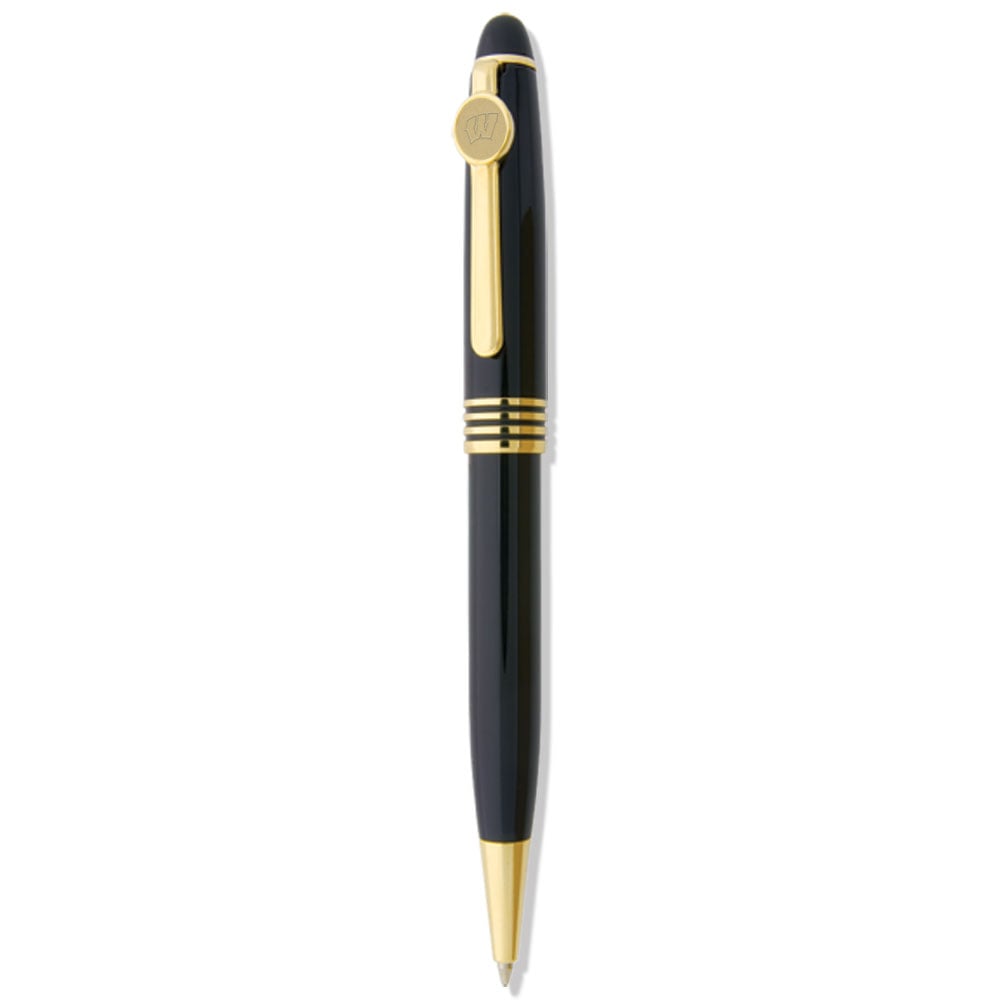 Black Wisconsin Badgers Ballpoint Pen