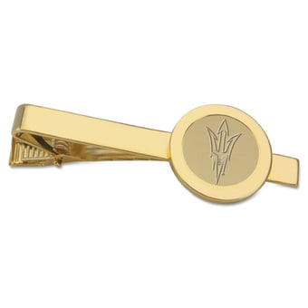 Gold Arizona State Sun Devils Tie Bar