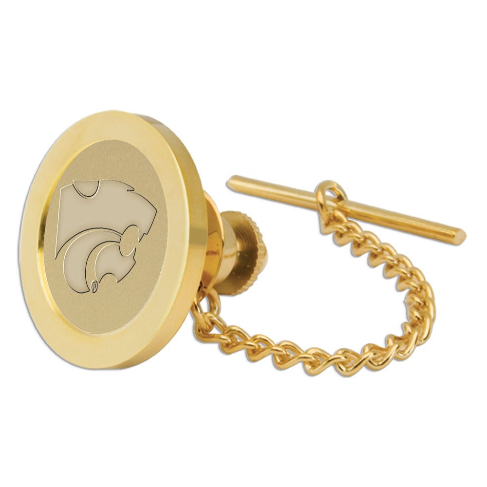 Gold Kansas State Wildcats Tie Tack/Lapel Pin