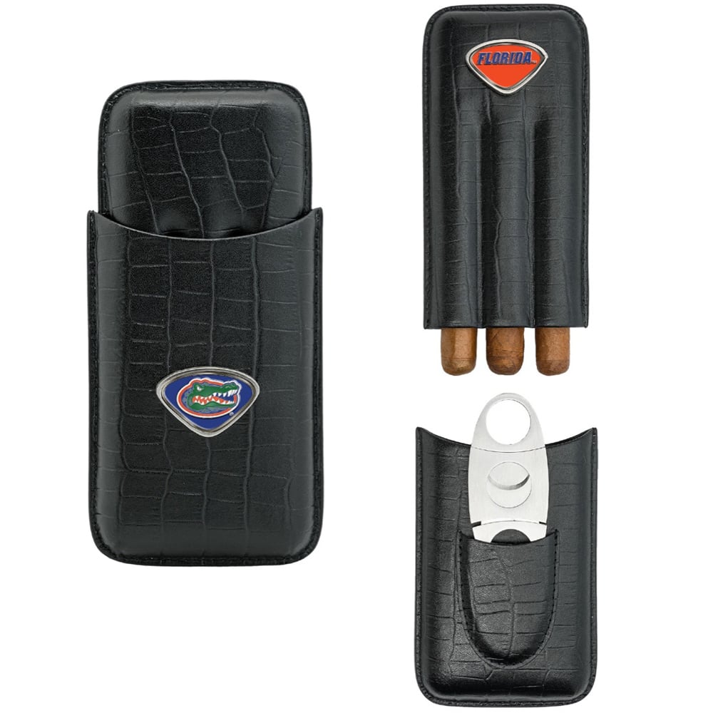 Black Florida Gators Cigar Case
