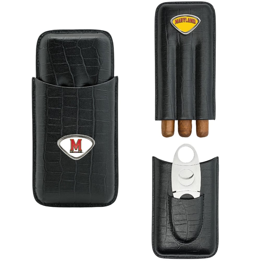 Black Maryland Terrapins Cigar Case