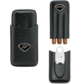 Black Purdue Boilermakers Cigar Case