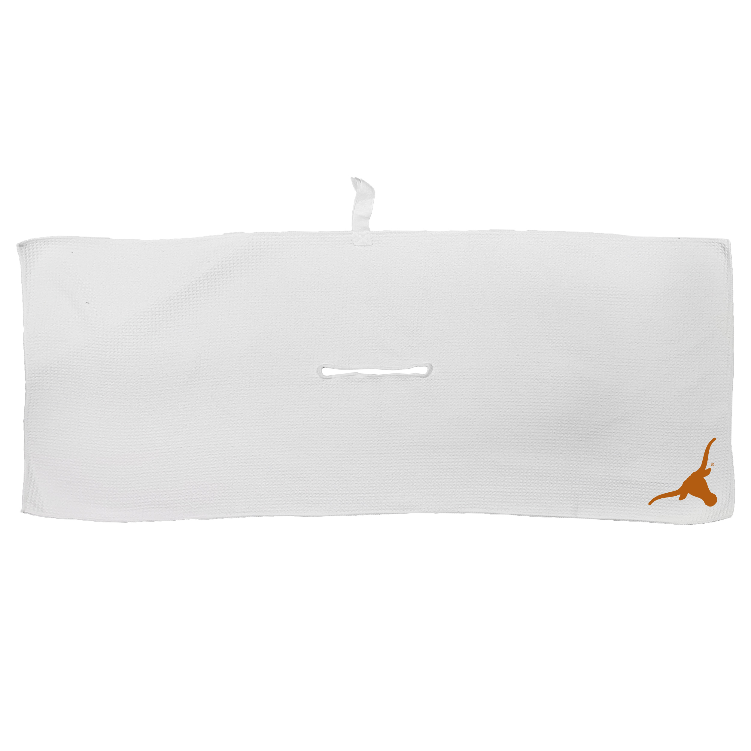 White Texas Longhorns 16” x 40” Microfiber Golf Towel White Texas Longhorns 16” x 40” Microfiber Golf Towel