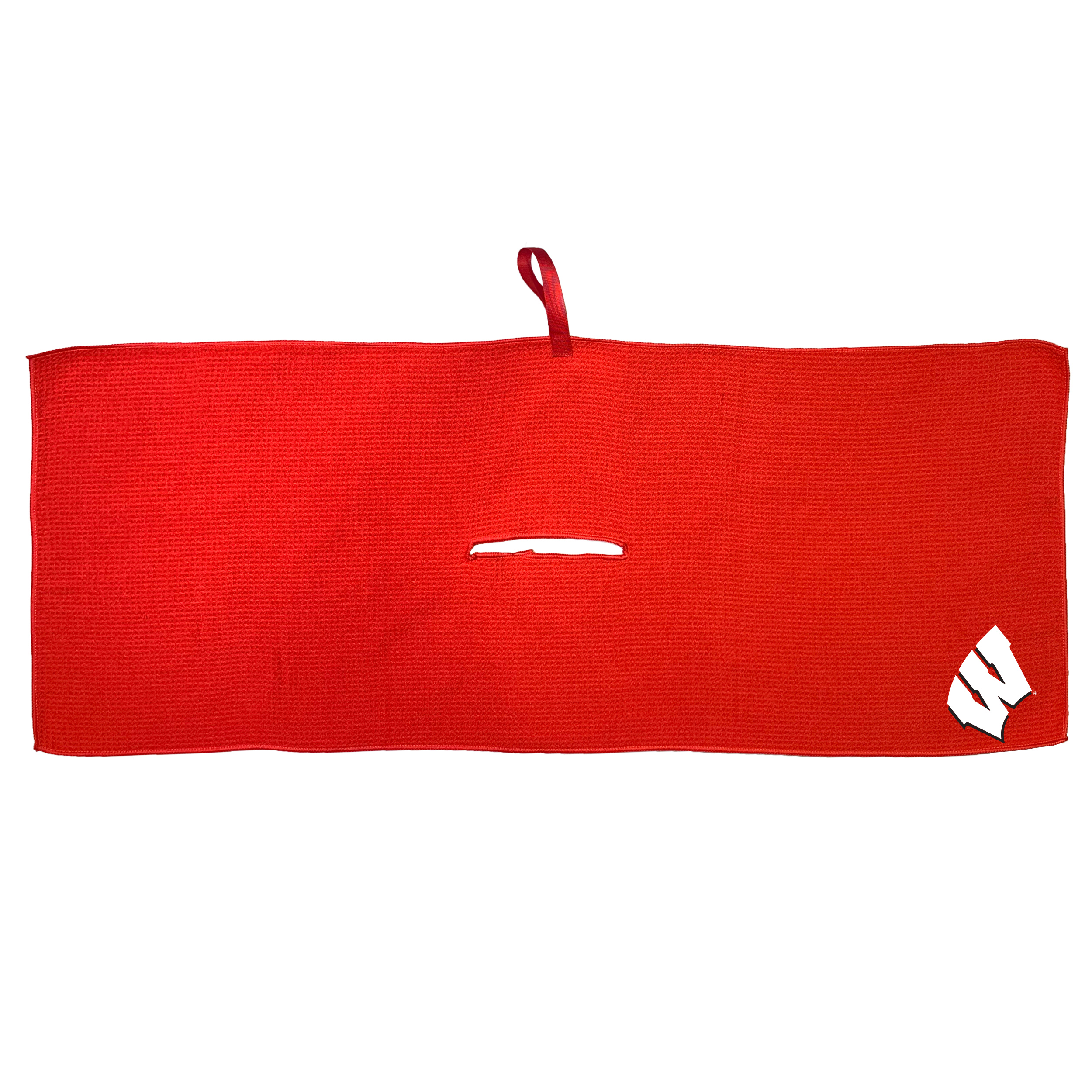 Red Wisconsin Badgers 16” x 40” Microfiber Golf Towel Red Wisconsin Badgers 16” x 40” Microfiber Golf Towel