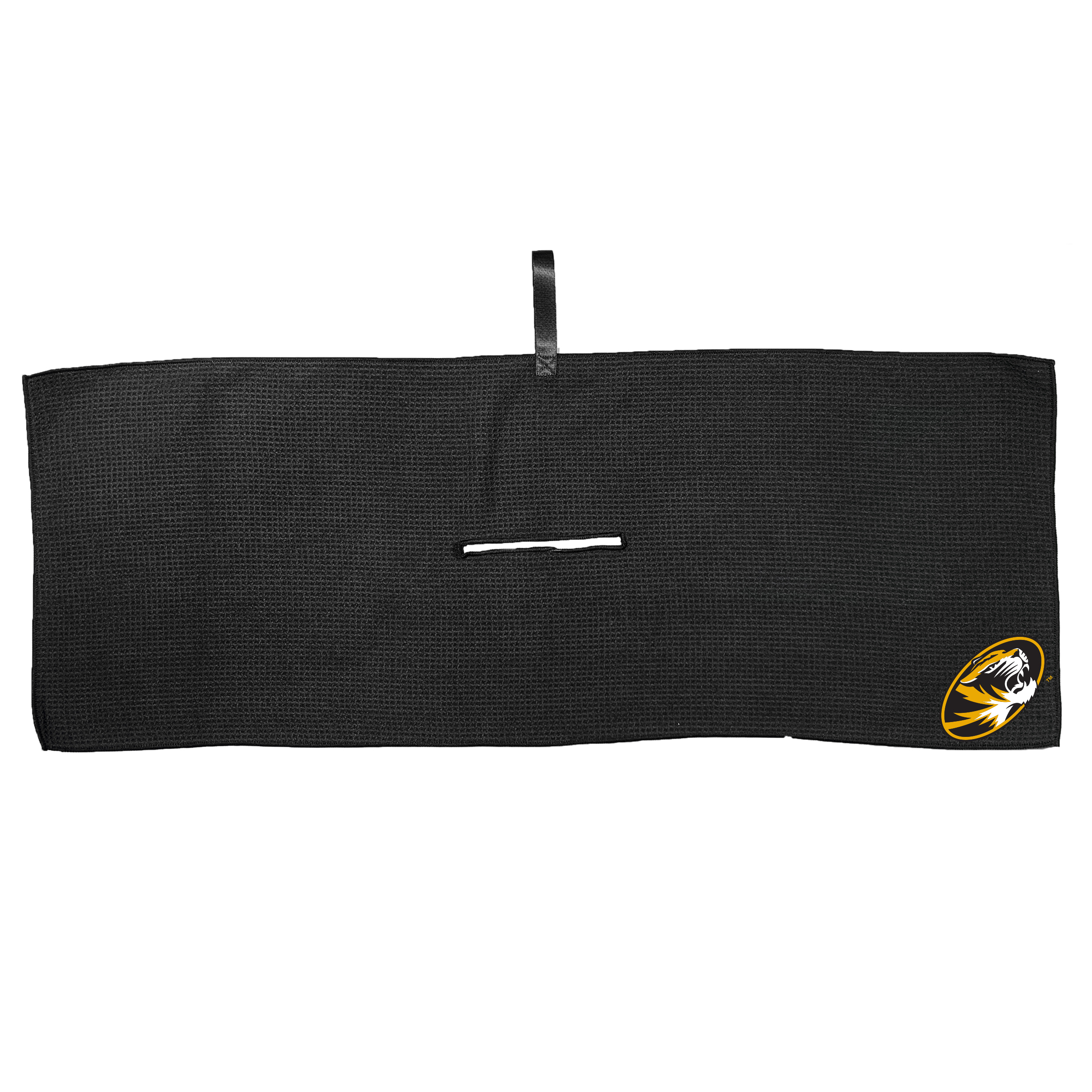 Black Missouri Tigers 16” x 40” Microfiber Golf Towel Black Missouri Tigers 16” x 40” Microfiber Golf Towel