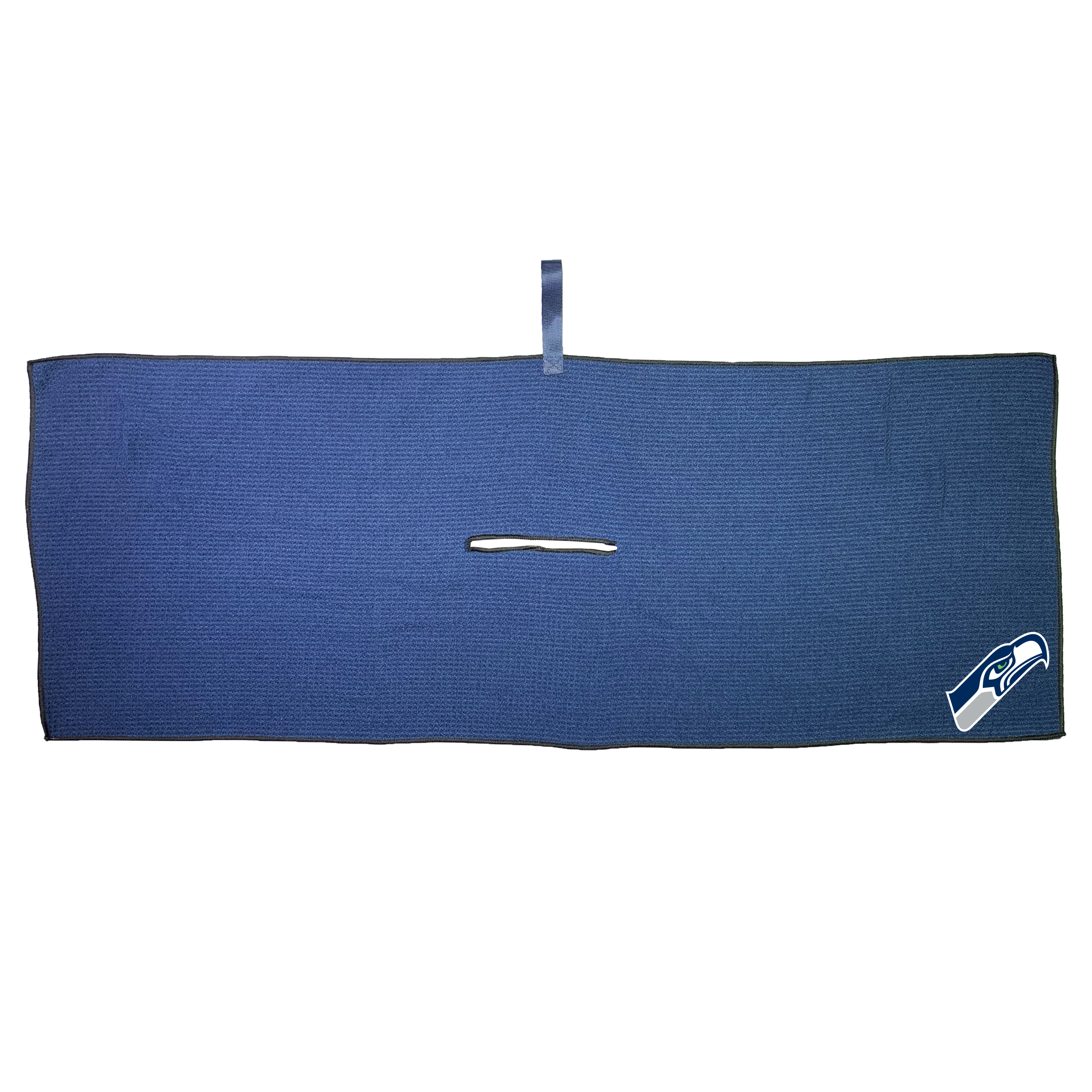 College Navy Seattle Seahawks 16” x 40” Microfiber Golf Towel College Navy Seattle Seahawks 16” x 40” Microfiber Golf Towel