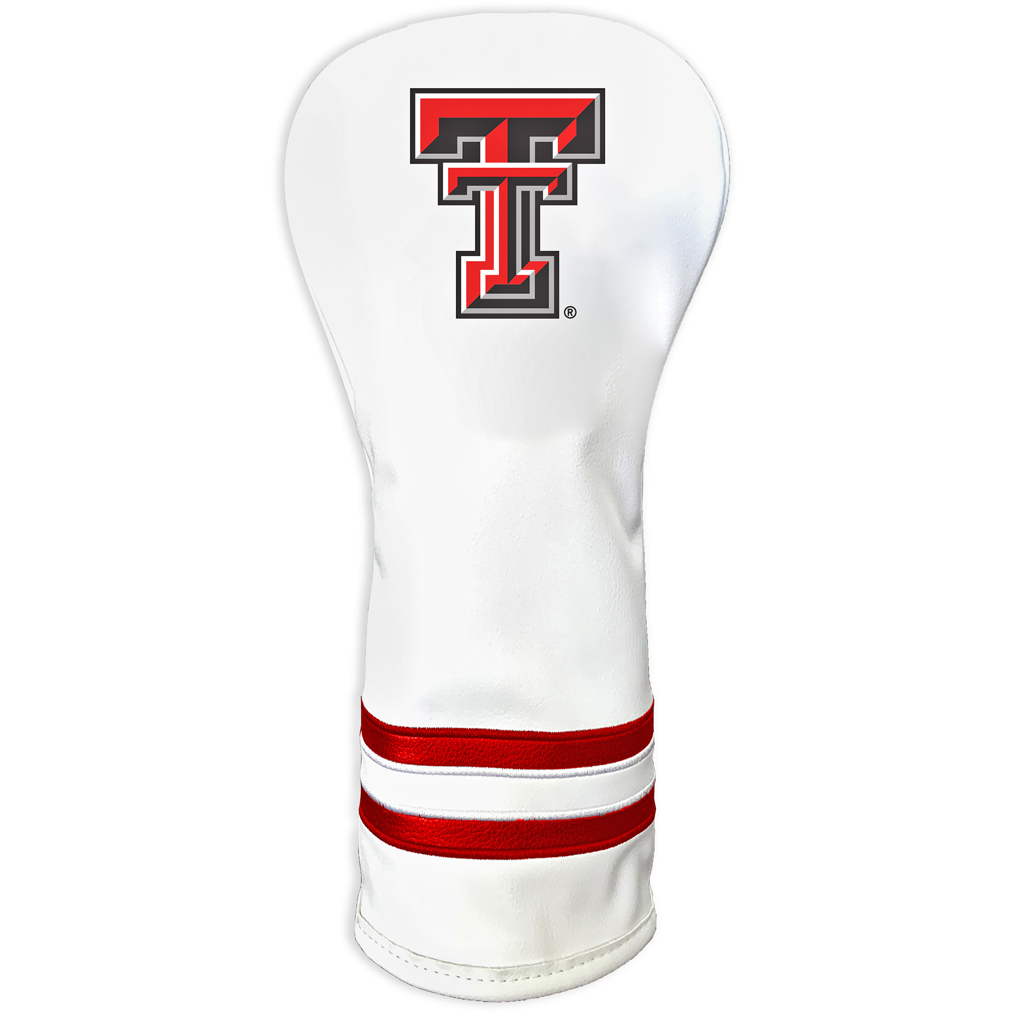 White Texas Tech Red Raiders Driver Headcover White Texas Tech Red Raiders Driver Headcover