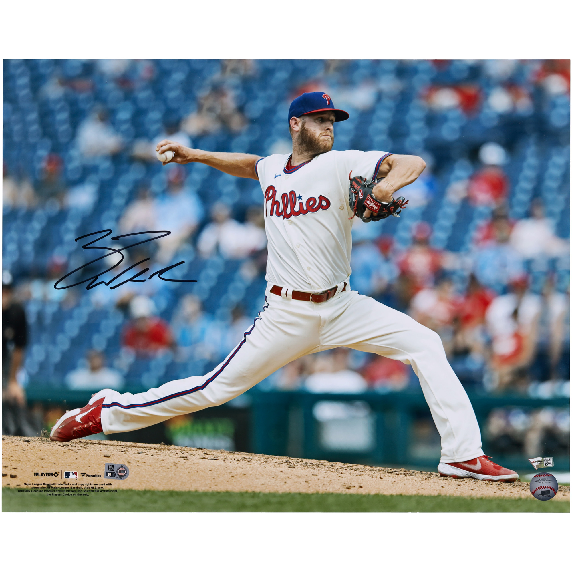 Zack Wheeler Philadelphia Phillies Autographed 16″ x 20″ Pitching Photograph Zack Wheeler Philadelphia Phillies Autographed 16″ x 20″ Pitching Photograph