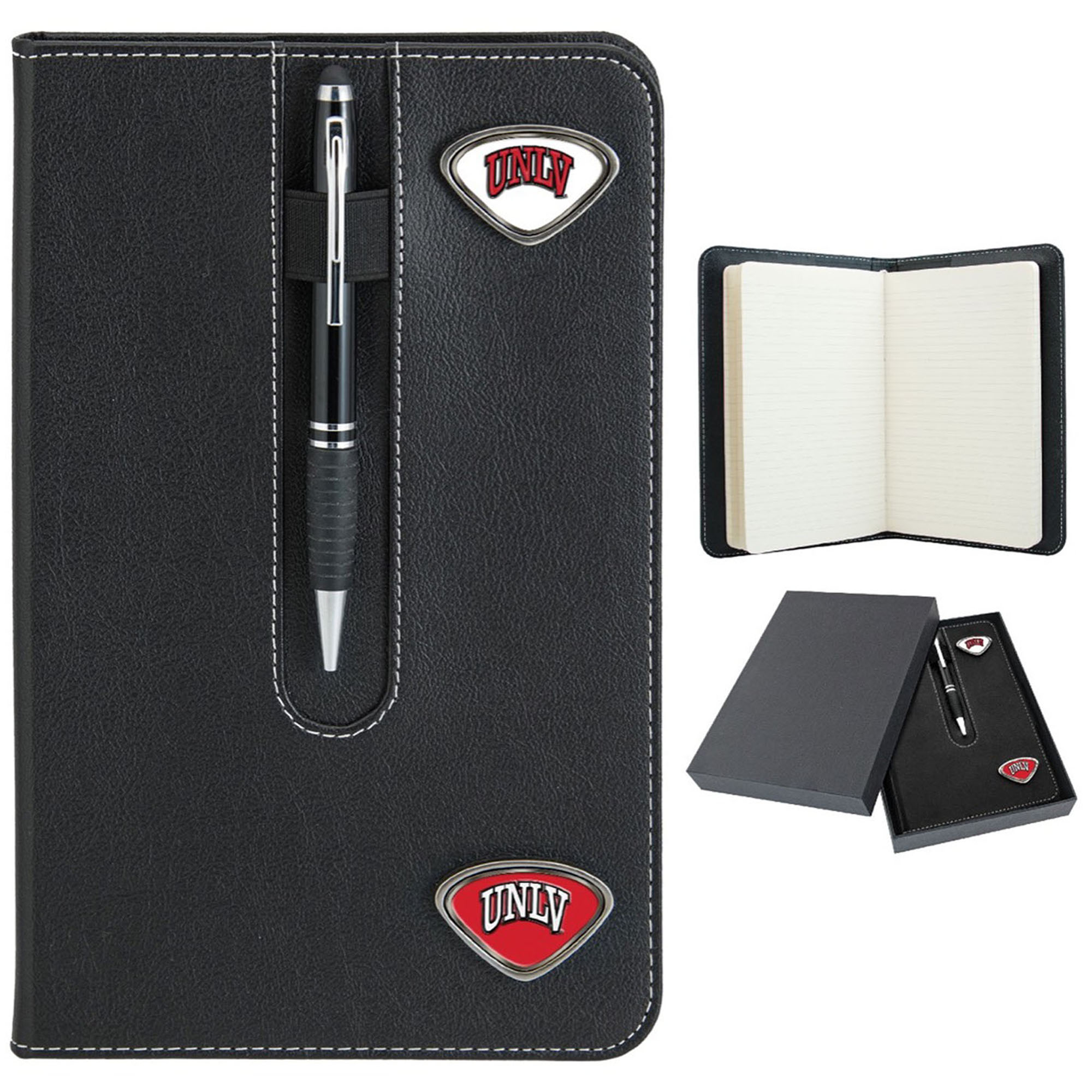 Black UNLV Rebels Business Notebook