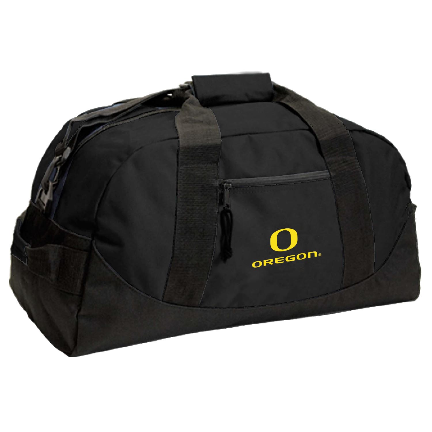 Black Oregon Ducks Dome Duffel Bag