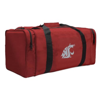 Crimson Washington State Cougars Gear Pack Square Duffel Bag