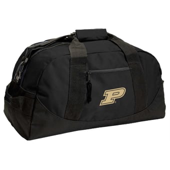 Black Purdue Boilermakers Dome Duffel